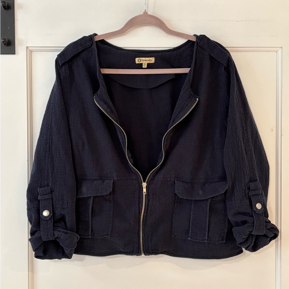 Democracy Navy Utility Jacket lightweight xl